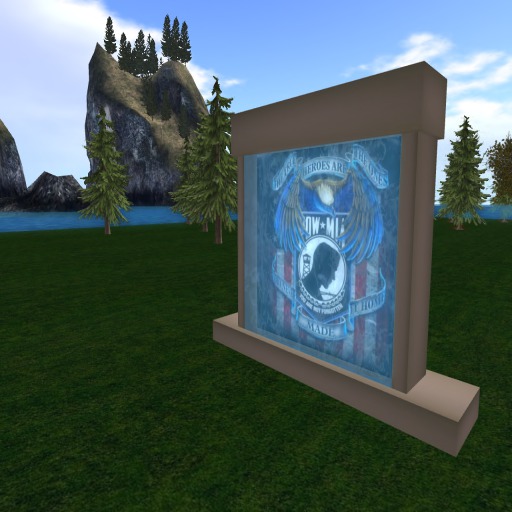 POW MIA WaterFall Grey