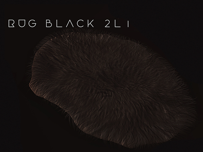 Foxwood - Delilah -Rug -Black
