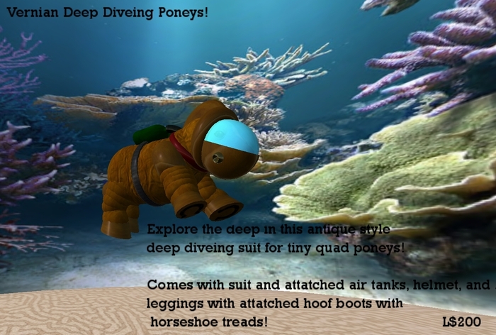 Tiny Trotters Vern Diveing suit
