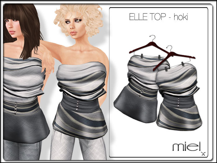 MIEL ELLE top - hoki
