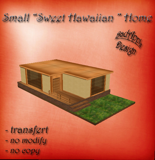 Small "Sweet Hawaiian" Home  16x32