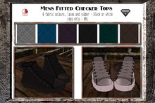 Fitted male Checker Tops