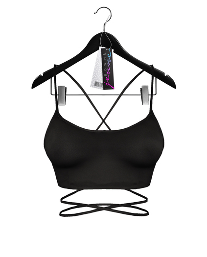 Jeune by Rowne.Merina Wrap Top - Onyx