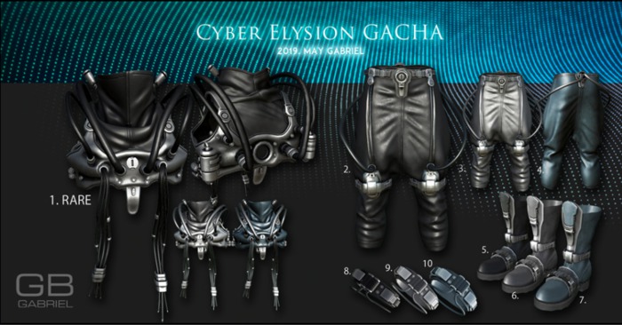 1.::GB::Cyber Elysion Vest RARE SIGNATURE BLUE