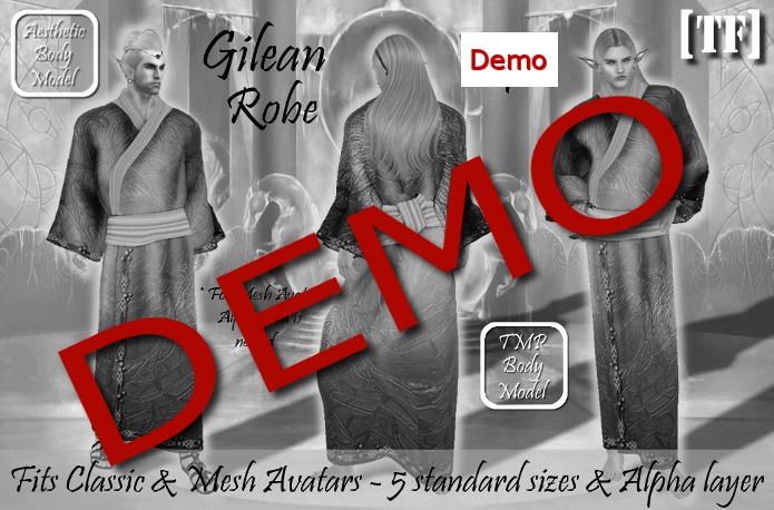 DEMO Bag - Gilean Robe [TF] - [Wear to Unpack]