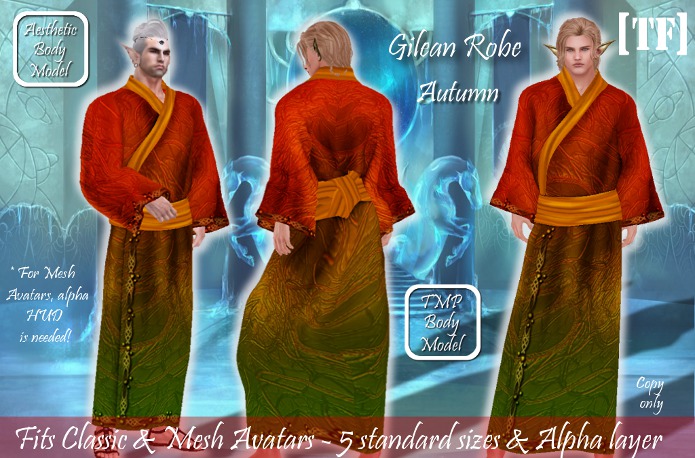 GILEAN Robe (Autumn) [TF] - [Wear to Unpack]
