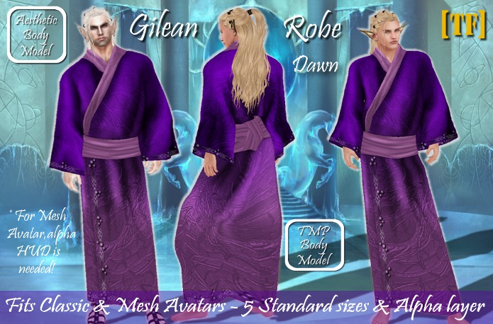 GILEAN Robe (Dawn) [TF] - [Wear to Unpack]