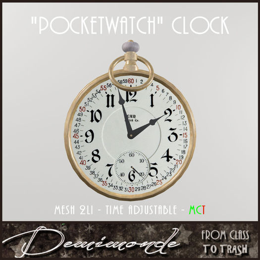 [CYN] Pocketwatch Clock