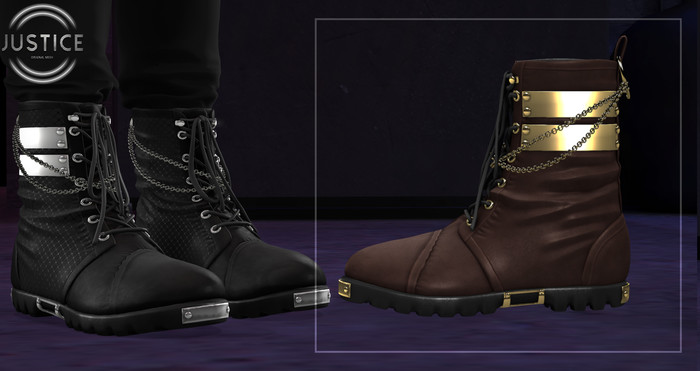 [JUSTICE] MENS STORM BOOTS - CHOCOLATE