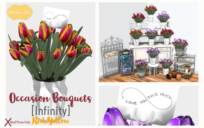 {OBD} Tulip Bouquet - Infinity [Red/Yellow]  [BOXED]
