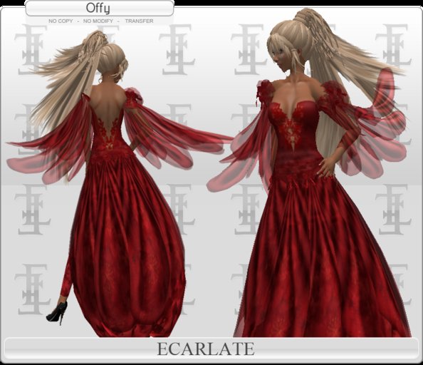 robe rouge simple