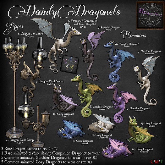 10. *HEXtraordinary* Cozy Dragonet - Onyx
