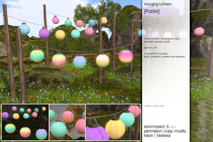 Sway's [Pastel] Hanging Lantern