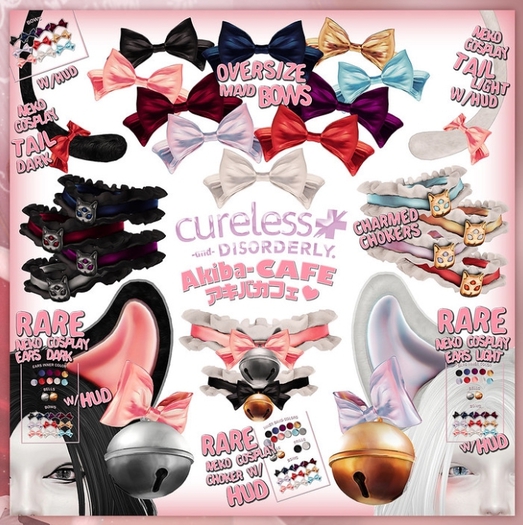 CURELESS&DISORDERLY / Akiba Cafe / Charm Choker / Blue