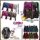 10#SAVIN - KATERINA Skirt - Berry