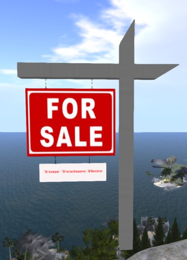For Sale Sign with Name Plate DEMO