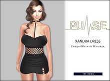 .:PULSE:. Xandra Dress - Maitreya Lara / Nude