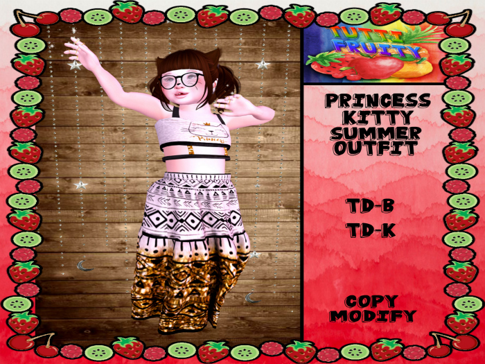 :Tutti Fruity: Princess Kitty Summer Outfit (Boxed)