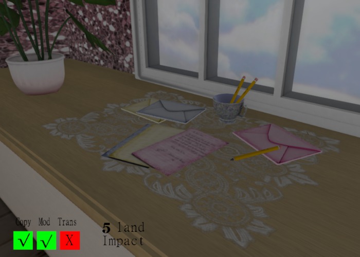 .:PD:. Love Letter Desk Set