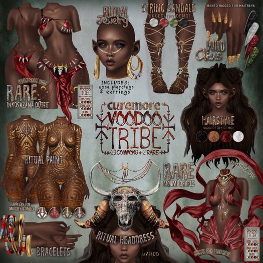 CUREMORE / Voodoo Tribe / Wild Claws / WHITE
