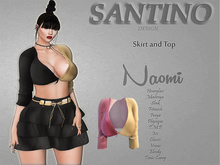 Santino Design-Decolte Top-Pink