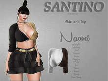 Santino Design-Decolte Top-White