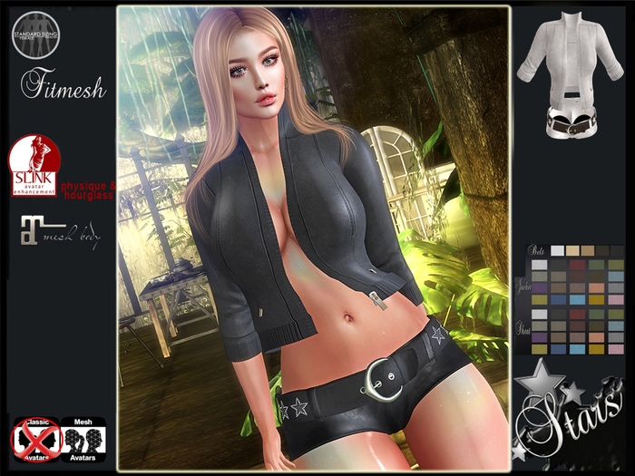 Stars - Maitreya, Slink - Josie2 shorts & jacket