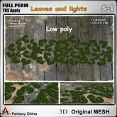 FC- FP Mesh Leaves and lights S-1 low poly