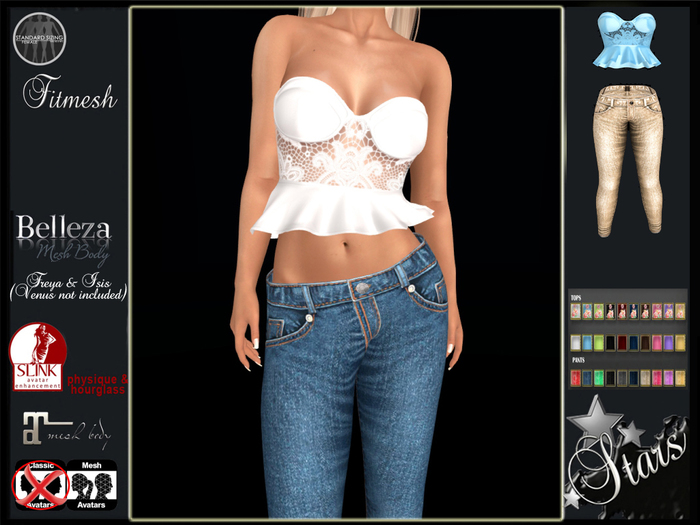 Stars - Maitreya, Belleza, Slink - Dana top & pants