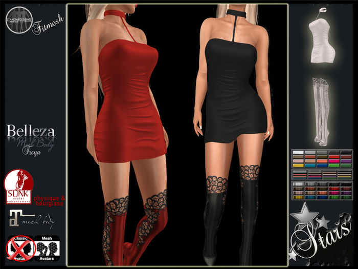 Stars - Maitreya, Belleza, Slink - Kathy dress & boots