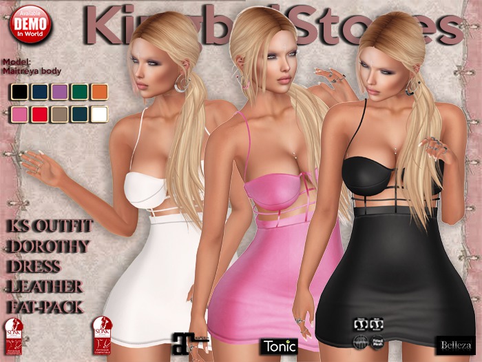 420 KS OUTFIT DOROTHY DRESS LEATHER FAT-PACK