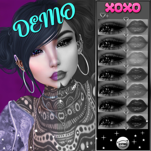XOXO / DEMO RU Jelly / Makeup Set / Catwa HUD