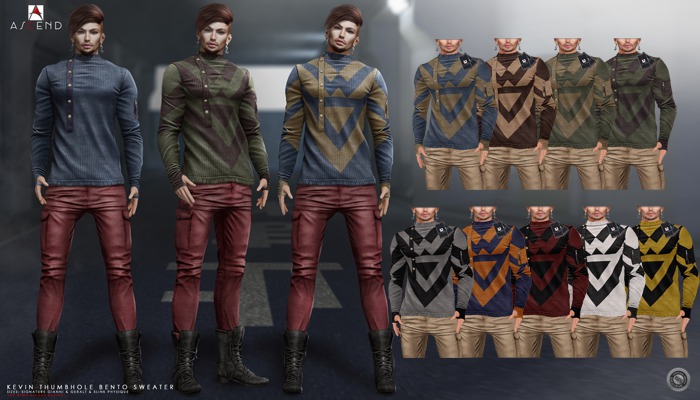 //Ascend// Kevin Sweater - FATPACK PRINTS [ADD ME]