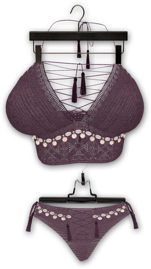 Addams "Danika" Crochet Bikini Set #12