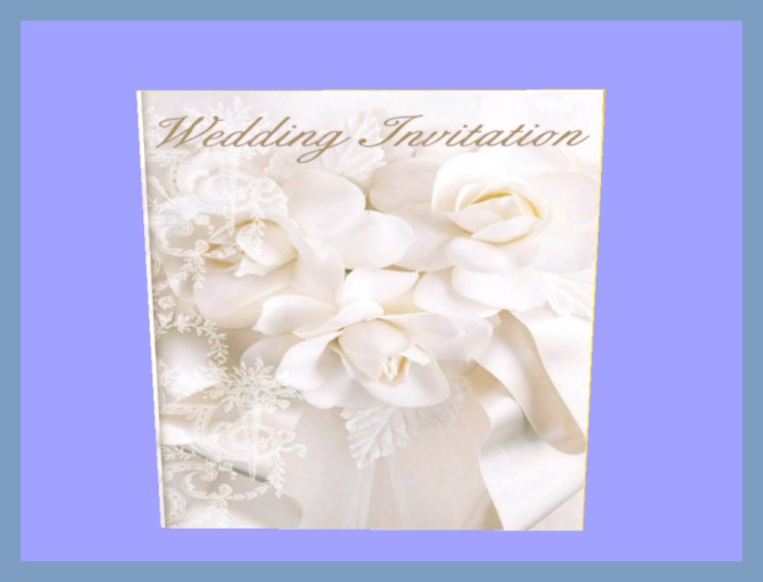Wedding invitation 1