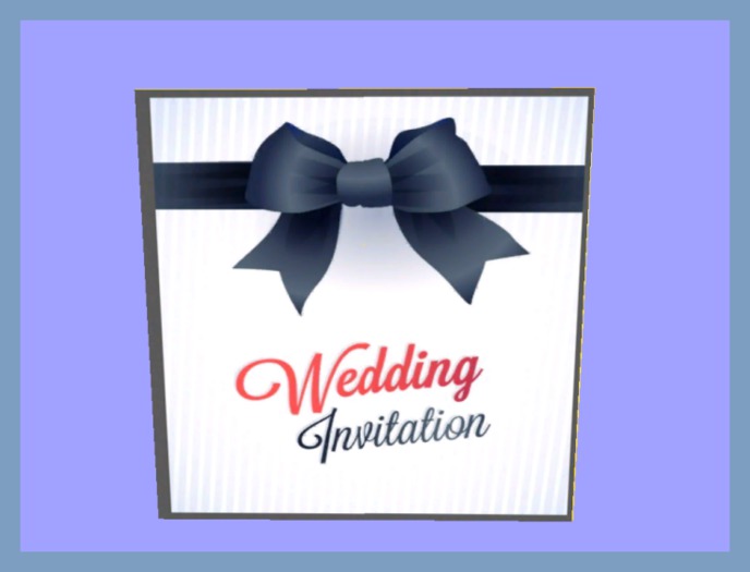 Wedding invitation 5