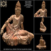 GD MESH FULL PERM STATUE GUANYIN CHINE