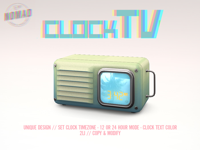 NOMAD // Clock TV // Tropical