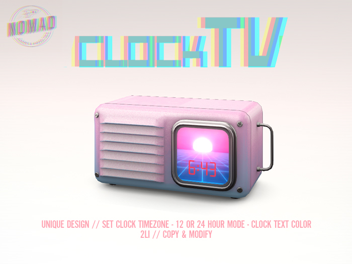 NOMAD // Clock TV // Bubblegum