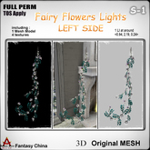 FC- Full perm Mesh Fairy Flowers Lights- LEFT SIDE 