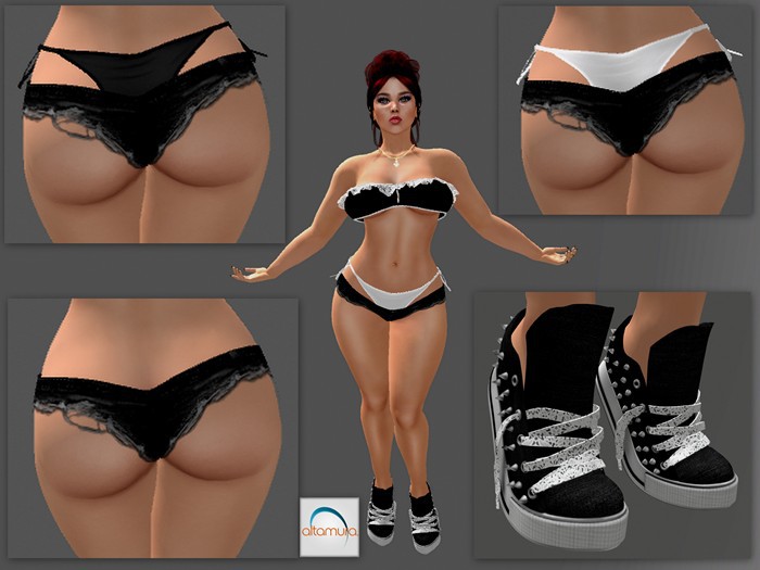 Altamura black HotPants-set  Outfit
