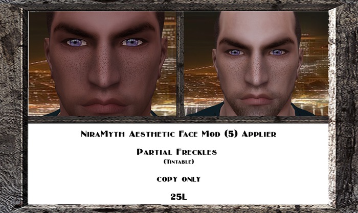 Aesthetic Face Mod 5 - Freckles
