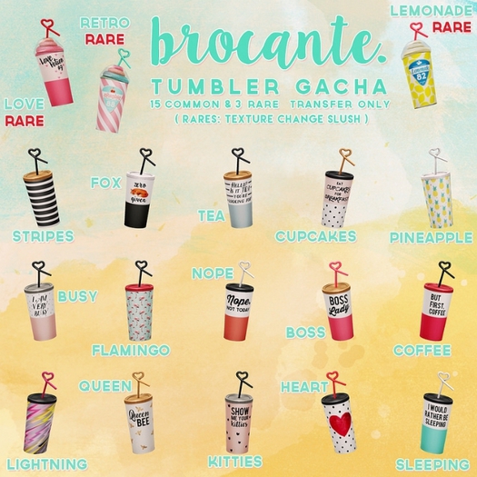 brocante. tumbler / lightning