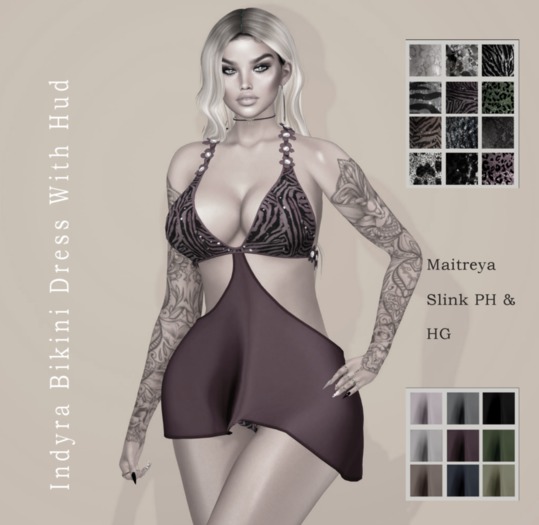 Indyra Dress With Hud Demo