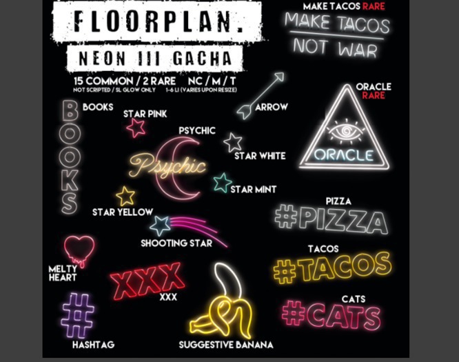 floorplan. umbrella gacha / drizzle hot pink
