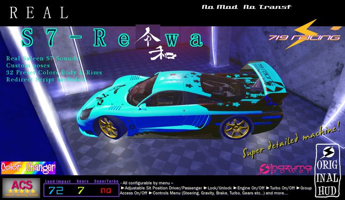 719 Racing - R S7-Reiwa (Wear to unpack)