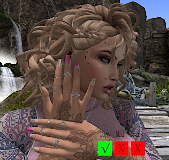 .:PD:. Glitter Bow Nail Appliers