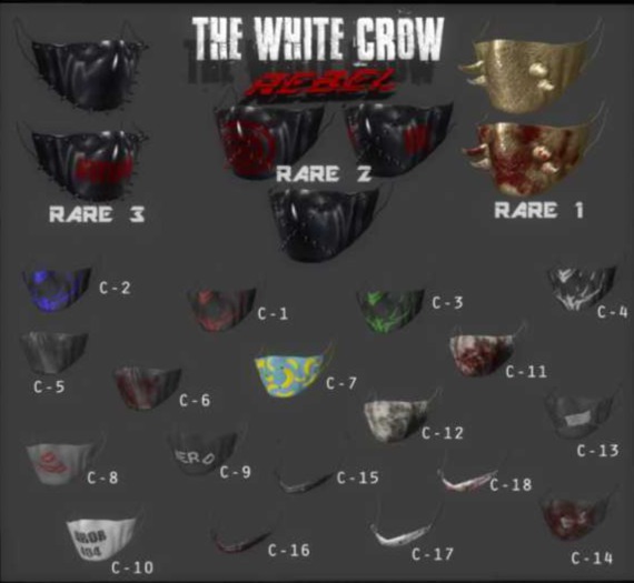 1 RARE -[TWC]- Horn Masks