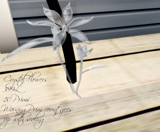 Crystal Flowers Sales Box