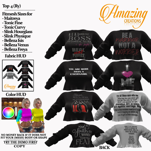AmAzInG CrEaTiOnS Top (Ry)